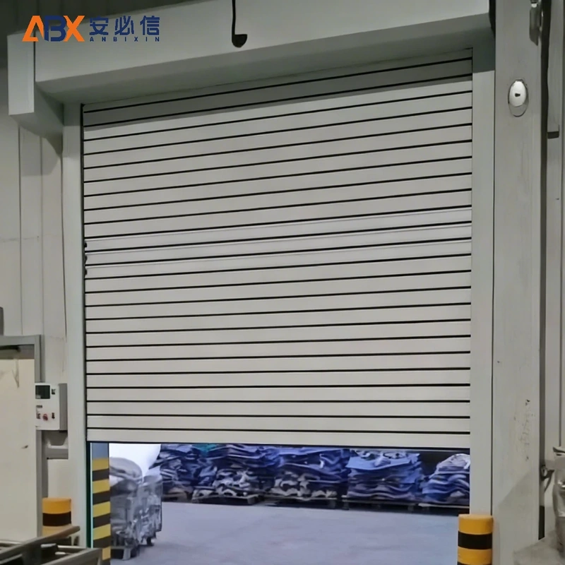 白银金属快速门